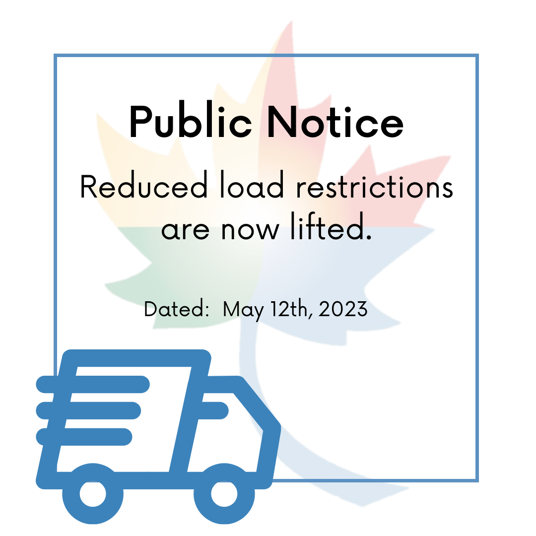 Reduced Load Limits Lifted